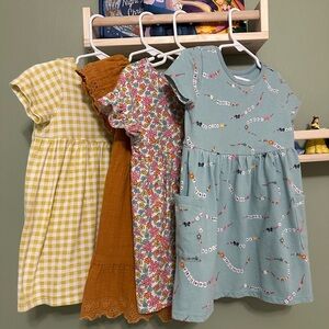 3T toddler girls dress bundle of 4 dresses